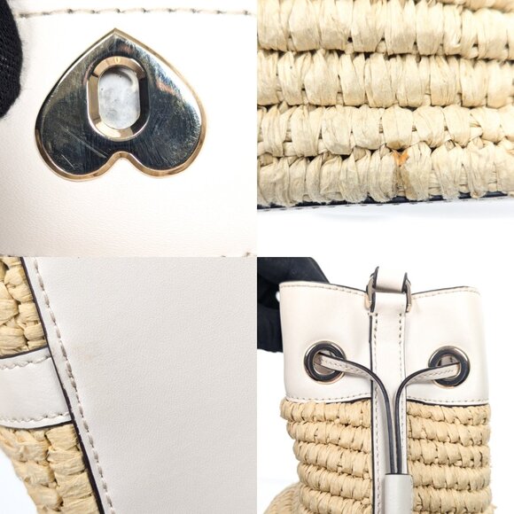 KATE SPADE Wicker Straw Bucket Bag - Picture 14 of 16